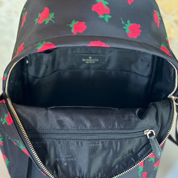 Kate Spade New York Chelsea Medium Backpack Rose Toss Print main image 8